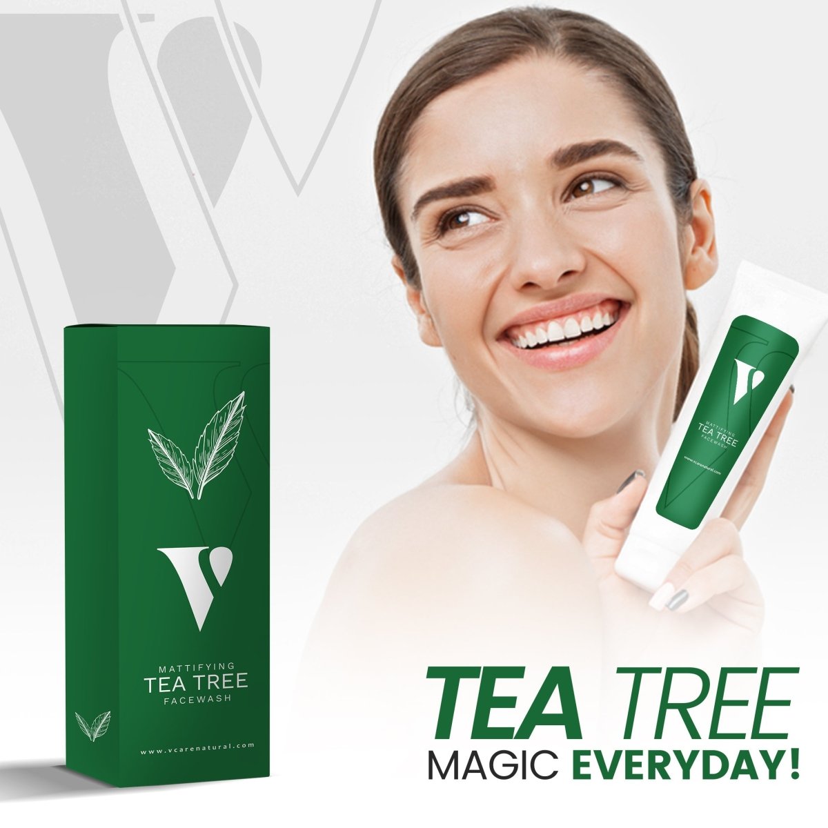 Tea Tree Facewash ⭐⭐⭐⭐⭐ (5/5) - VCARE NATURAL