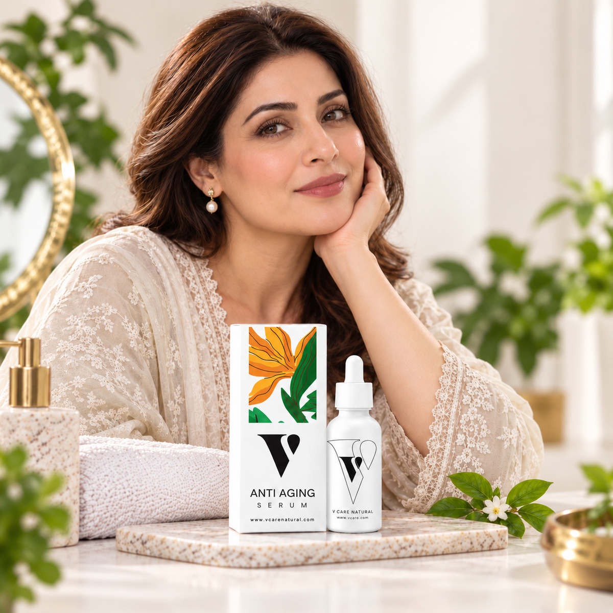 VCARE anti-aging and under-eye skincare routine guide Pakistan