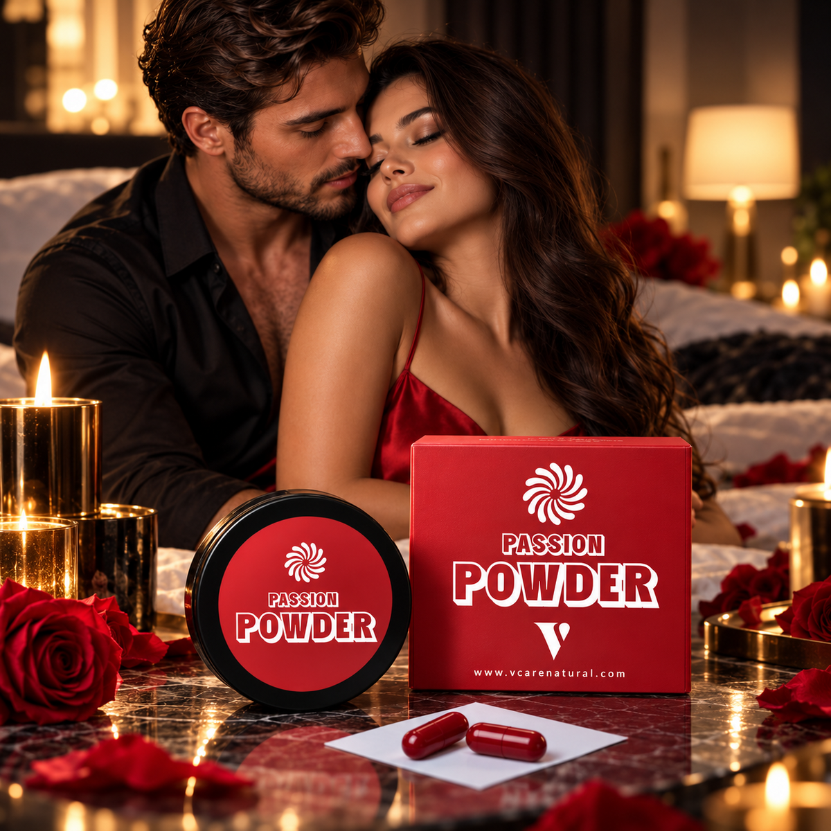 VCARE Passion Powder couples wellness guide for men and women Pakistan