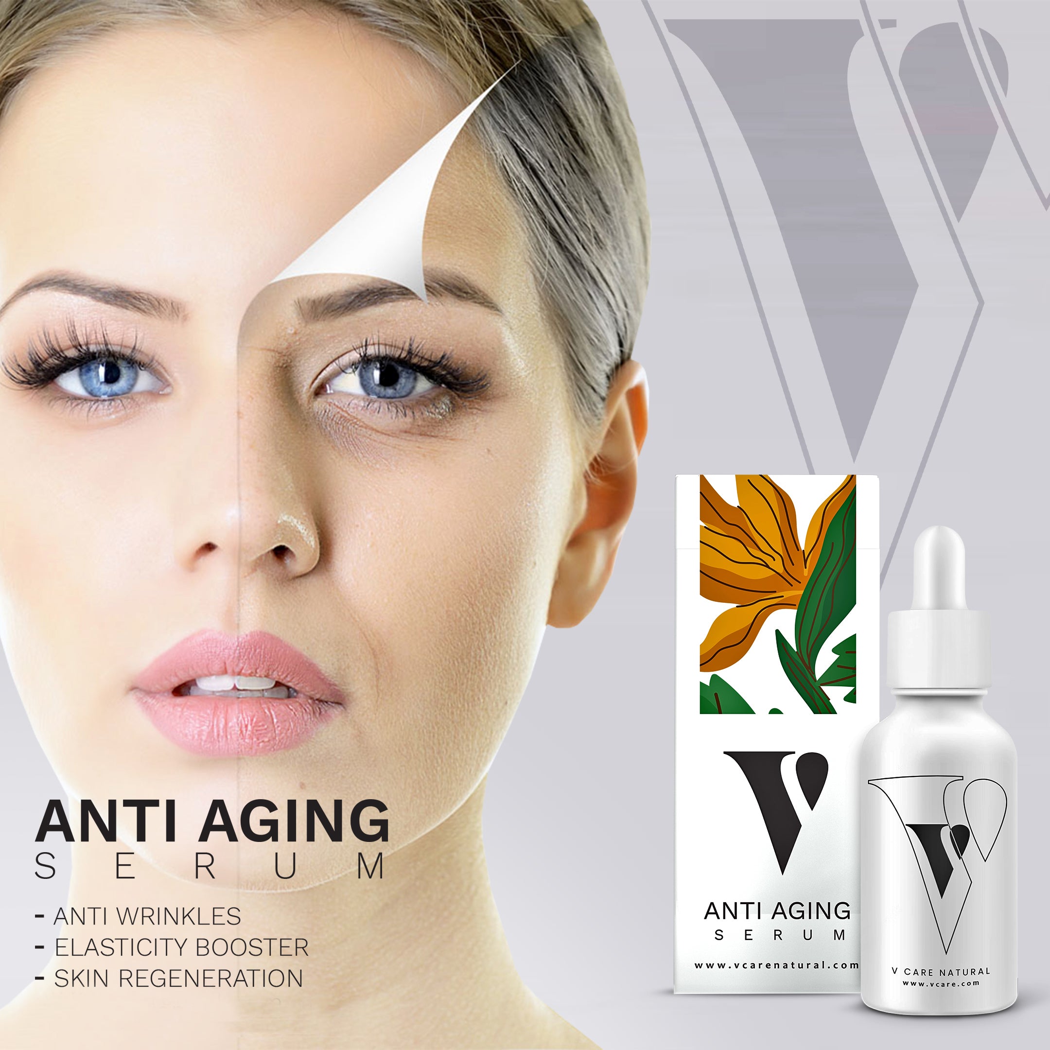 VCARE Natural Anti-Aging Serum - Vcare Natural