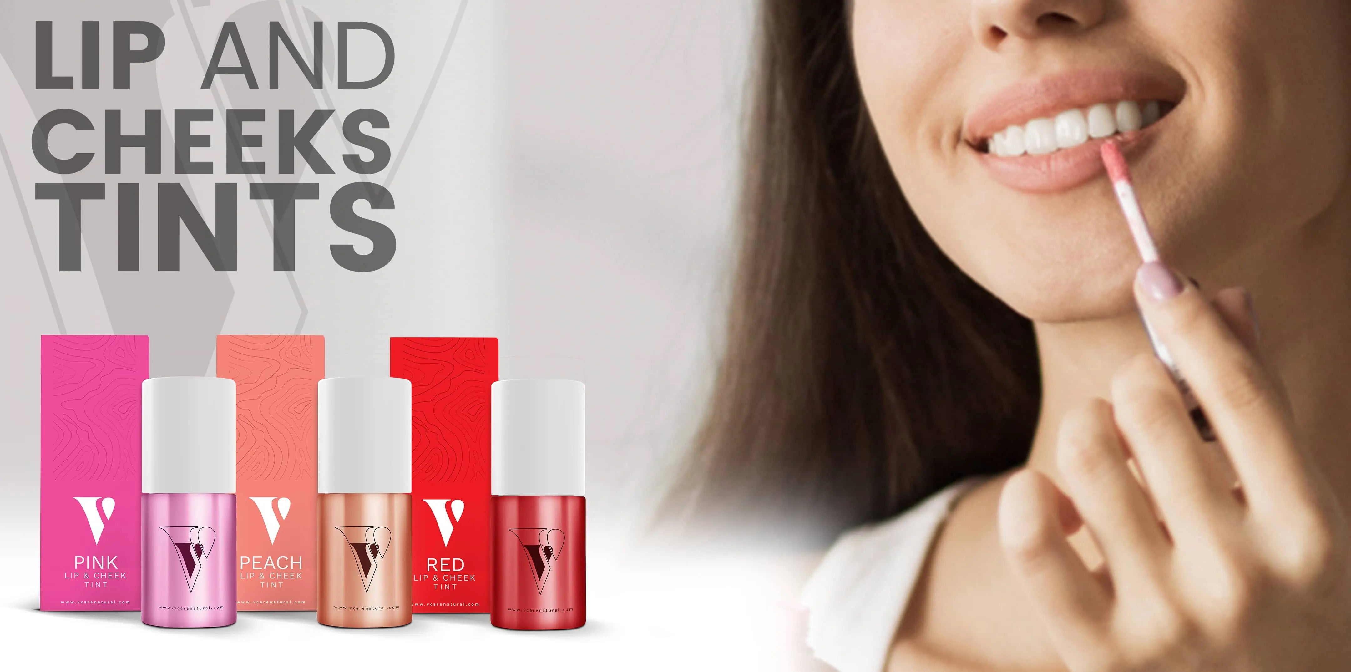 Vcare Natural Beauty Complete Range. Best Lip Cheek Tints In Pakistan www.vcarenatural.com