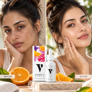 Before and after for وٽامن سي سيرم - 30ml