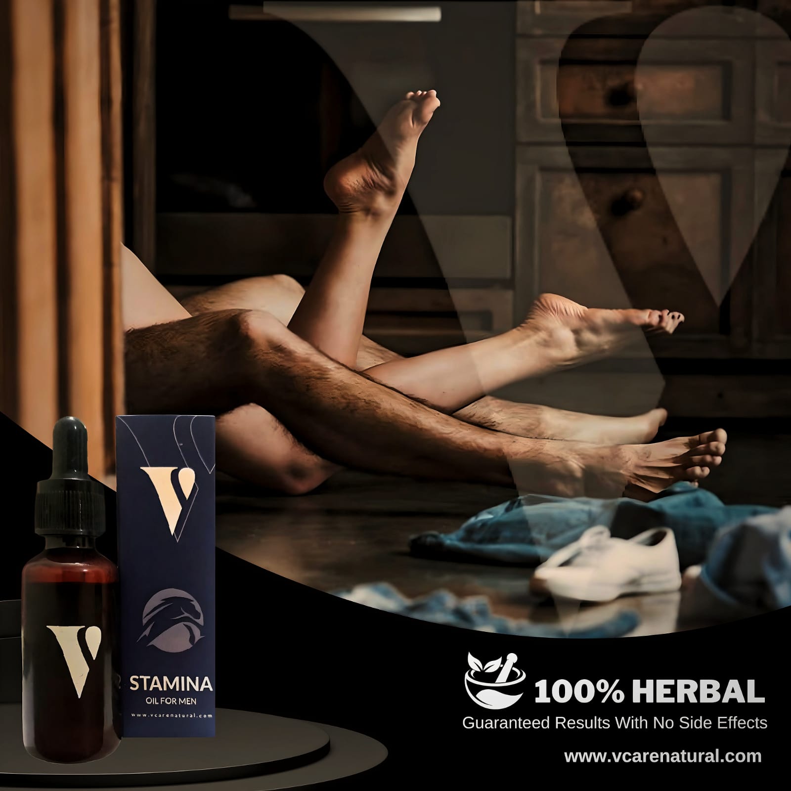 Men's Delay Oil Herbal - 30ml Vcare Natural www.vcarenatural.com