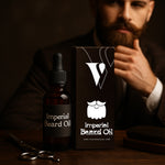 Well-groomed beard using Imperial beard oil
