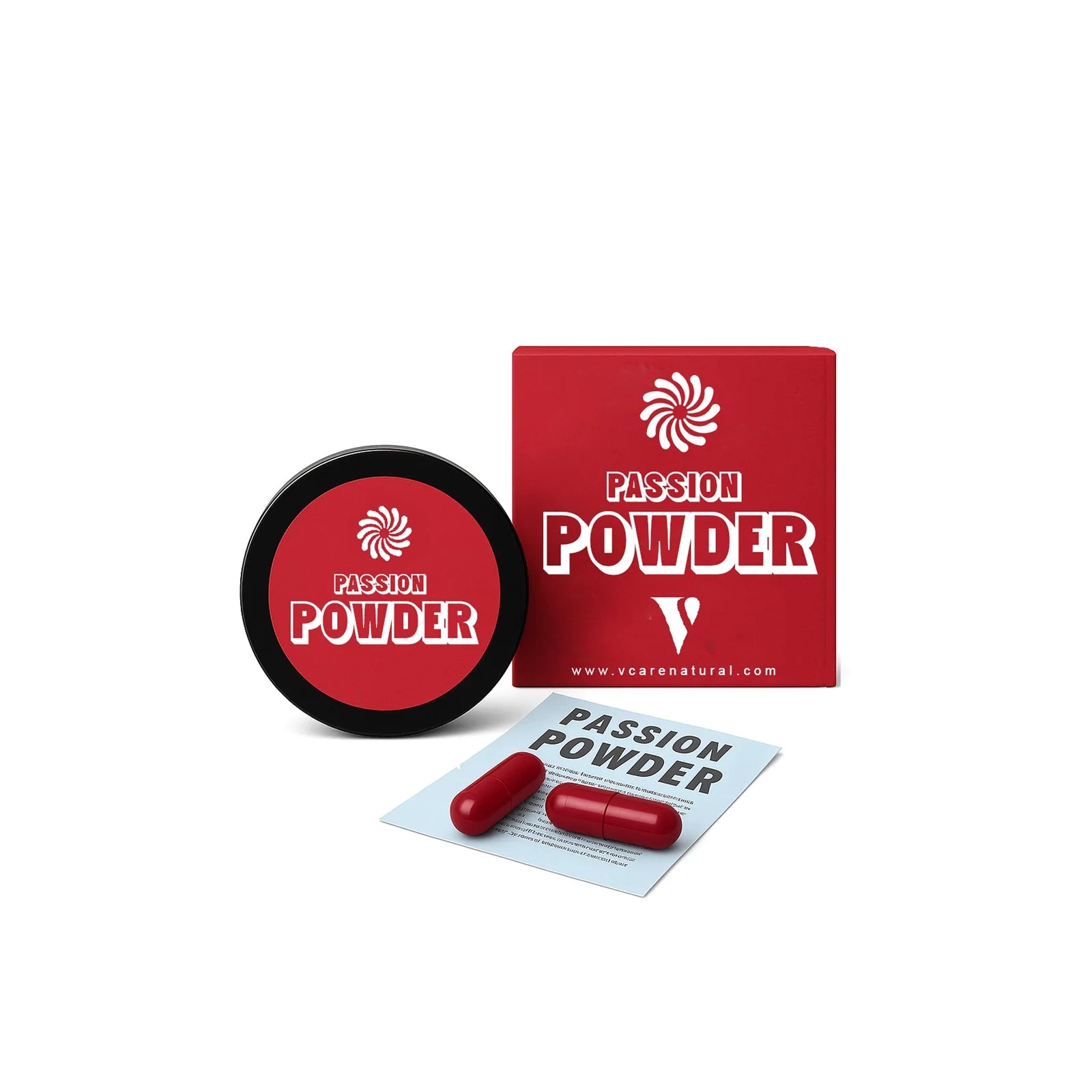 VCARE Natural Passion Powder 10 herbal wellness tablets for adult men and women