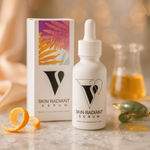 Lightweight brightening serum texture for glowing skin
