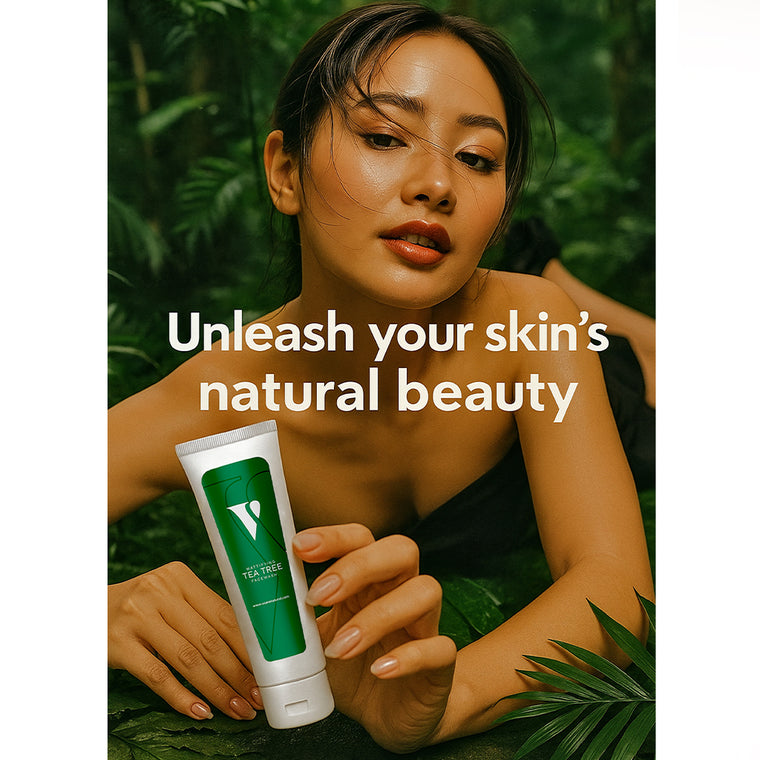 VCARE Natural Tea Tree Face Wash - 75ml – product presentation 2 in Pakistan