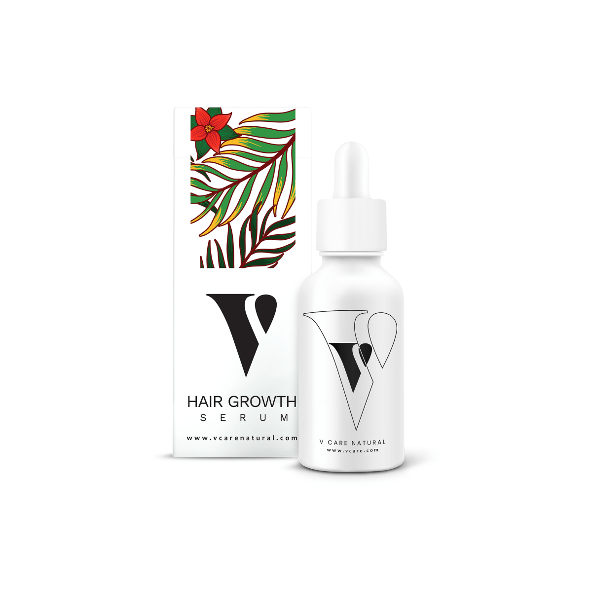 VCARE Natural Hair Growth Serum - 30ml – product packaging in Pakistan