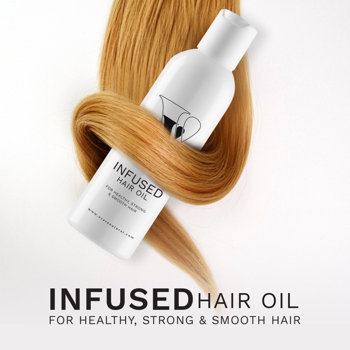 VCARE Natural Infused Hair Oil - 100ml – product texture in Pakistan