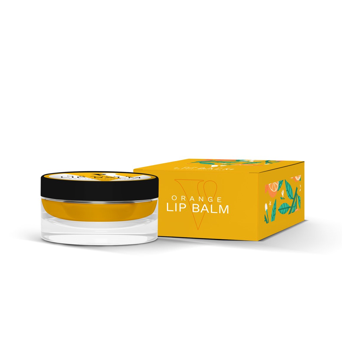 VCARE Natural orange lip balm nourishing lip care product

