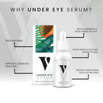 Lightweight under eye serum texture for daily use details product